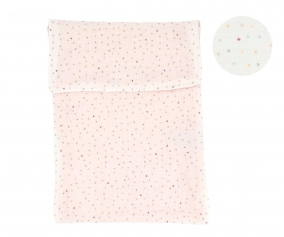 Personalizable Pink Rainbow Dots Diaper Bag