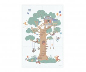 Tapete de jogo Puzzle Treehouse