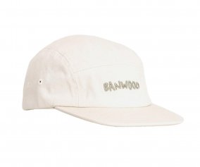 Gorra Banwood Washed 5 Paneles Crema