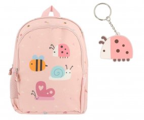 Mochila Mdia Bugs e Porta-chaves Personalizvel