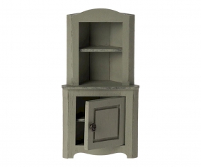 Mueble Esquinero en Miniatura Verde Claro