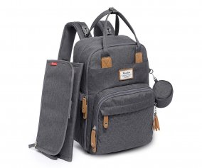 Zaino per Passeggino All-In-One Grigio Scuro