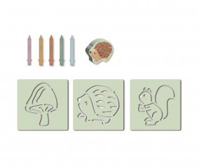 Set de Ceras para Pintar en el Bao Forest Friends