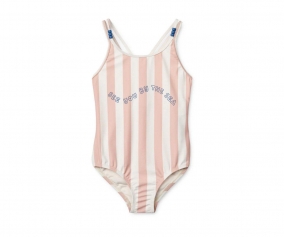 Maillot de Bain Suna Stripe Sorbet Rose/Creme de la Creme