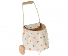 Shopping Cart Basket Multi Dots Mini
