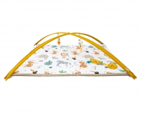 Enrollagateo Impermeable Tucn con Espejo, Arco y Muecos Sensoriales