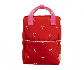Mochila Grande Sticky Lemon Better Together Special Edition Eyes Basketball Red Personalizvel