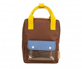 Mochila Pequena Personalizvel Better Together Bronze Brown
