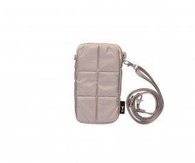 Tracolla Cellulare Luce Puffy Greige Gold Tinne +Mia