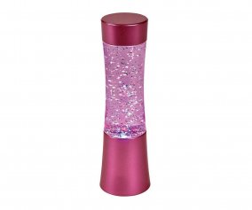 Lmpara Sensorial Purpurina con Luz Fucsia