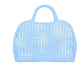 Borsa Plastica Retro Vintage Serenity Blue