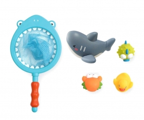 Shark Fishing Net with Frog