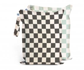 2 Sacs Impermables Checkers Black Green