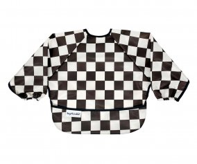 Bavoir  Manches Impermable Checkers Black