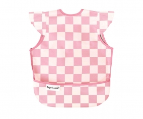 Bavoir Impermable Checkers Pink