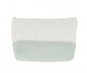 Neceser Personalizzabile Rainbow Dots Verde