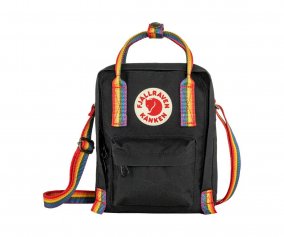 Bolso Kanken Rainbow Sling Black