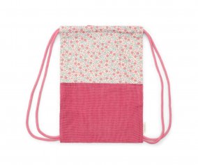 Mochila Saco Playa Sunny Flowers Multicolor Personalizable