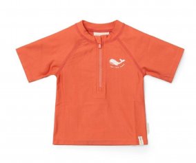 Camiseta Proteccin Solar Ocean Sea Life Coral Rojo