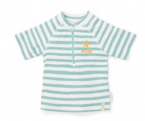Camiseta Proteccin Solar Rayas Surf Azul