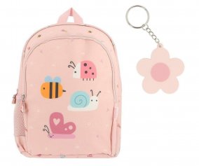 Medium Bugs Backpack + Personalised Keychain