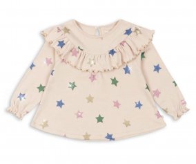 Blusa Cotone Malli Glitter Gots Star