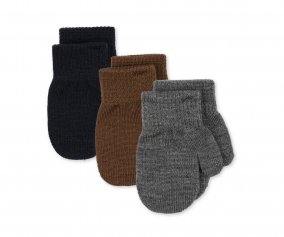 Lot de 3 Paires de Mouffles Filla Midnight