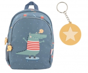 Medium Croc Backpack + Personalised Keychain