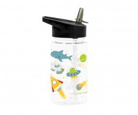 Gourde en Plastique avec Paille Galaxy 450 ml