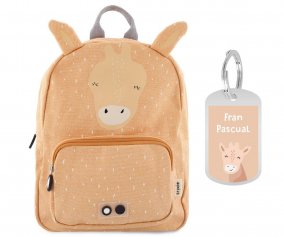 Zaino Trixie Mrs.Giraffe+Portachiavi Personalizzato