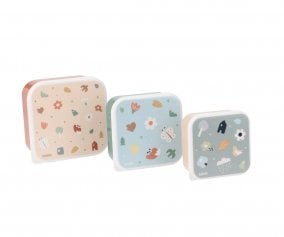 3 Cajas Almuerzo Geometric Nature