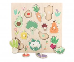 Quebra-cabea de vegetais 12 peas