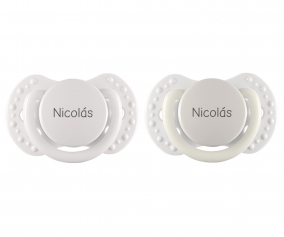 Lovi Mini Pink Pacifier Crema