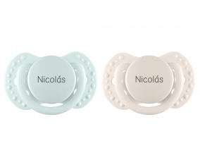 Lovi Mini Pink Pacifier Crema