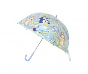 Guarda-chuva Manual Infantil Bluey Transparente Bubble