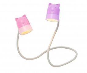Lampada da Lettura Flessibile Rosa/Lilla