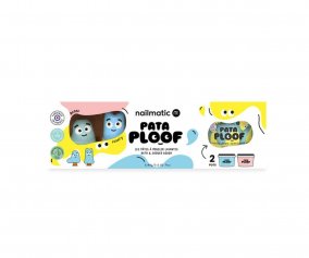 Pataploof Bath Dough Set Blue / Pink + 2 Friends