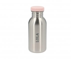 Garrafa de Ao Bsica Cotton Pink Personalizvel 500ml