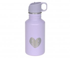 Borraccia Acciaio Little Gang Happy Heart Lilac 500ml