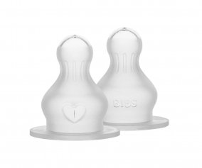 2 Tetinas Silicona Bibern BIBS Flujo Medio