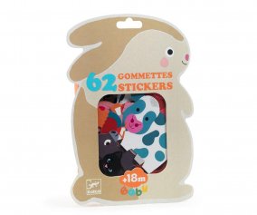 62 Autocollants Baby Les Animaux de la Ferme