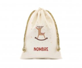 Small Personalized NAME Rudolph Bag