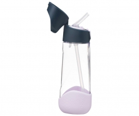 Tritan Bottle with Straw 600 ml Indigo Rose