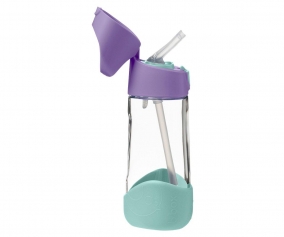 Tritan Bottle with Straw 450 ml Lilac Pop