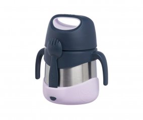 Pot Isotherme avec Cuillre/Fourchette 335 ml Indigo Rose