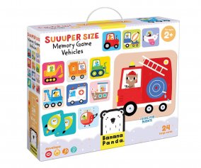 Juego Memory Suuuper Grande Vehculos