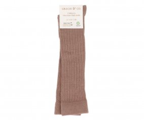 Meias Knee High Stone
