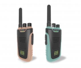 Walkie Talkie KidyTalk Natural/Ciano