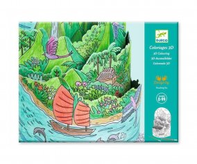 Coloriage 3D Au Sommet de Mon le
