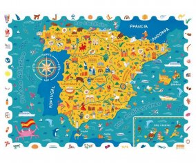 Puzzle Detective Mapa de Espaa